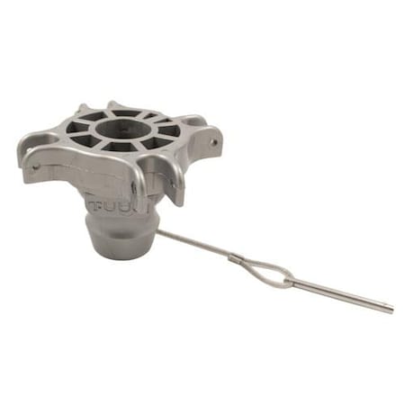 Tuuci Bottom Hub Silver Polymer-4 Position K101001-4-SIL-1M